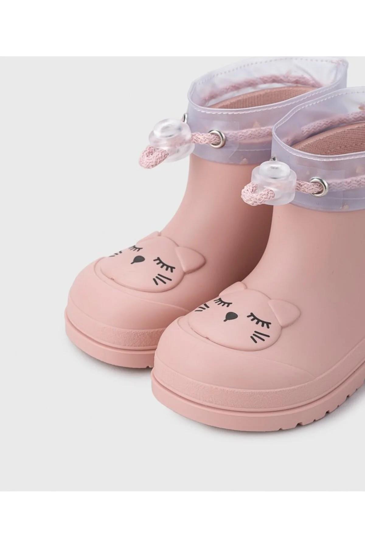 Igor Igor Pembe CC334-197 Mendi Gato Borreguito Kız Çocuk Yağmur Çizmesi Bot | Flo Pembe - 3. görsel