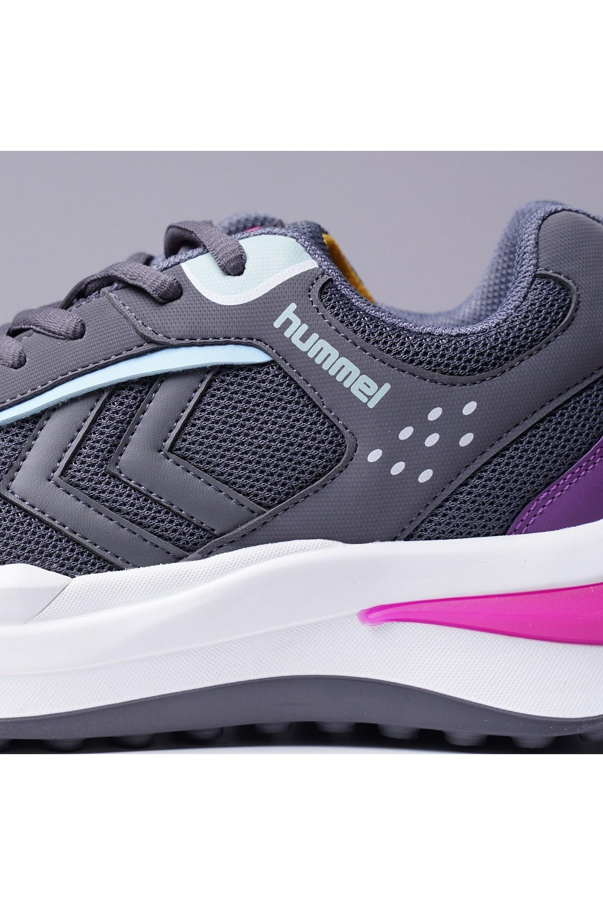 Hummel Hummel Gri 900309-2831 Patara Kadın Günlük Spor Ayakkabı Sneaker | Flo Gri - 7. görsel