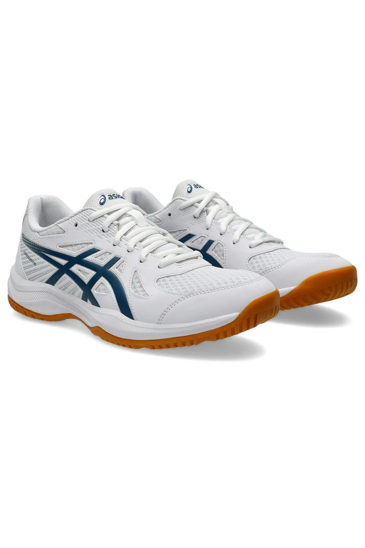 Asics Asics Beyaz 1071A104-100 Upcourt 6 Erkek Voleybol Ayakkabısı Sneaker | Flo Beyaz - 4. görsel