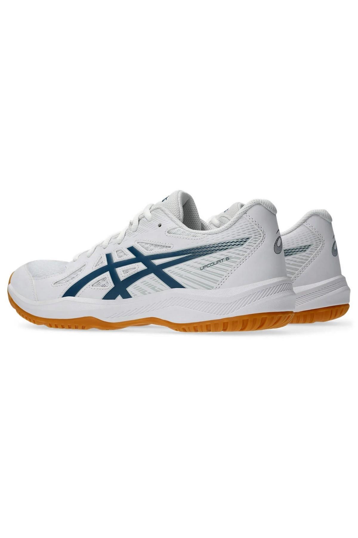 Asics Asics Beyaz 1071A104-100 Upcourt 6 Erkek Voleybol Ayakkabısı Sneaker | Flo Beyaz - 5. görsel