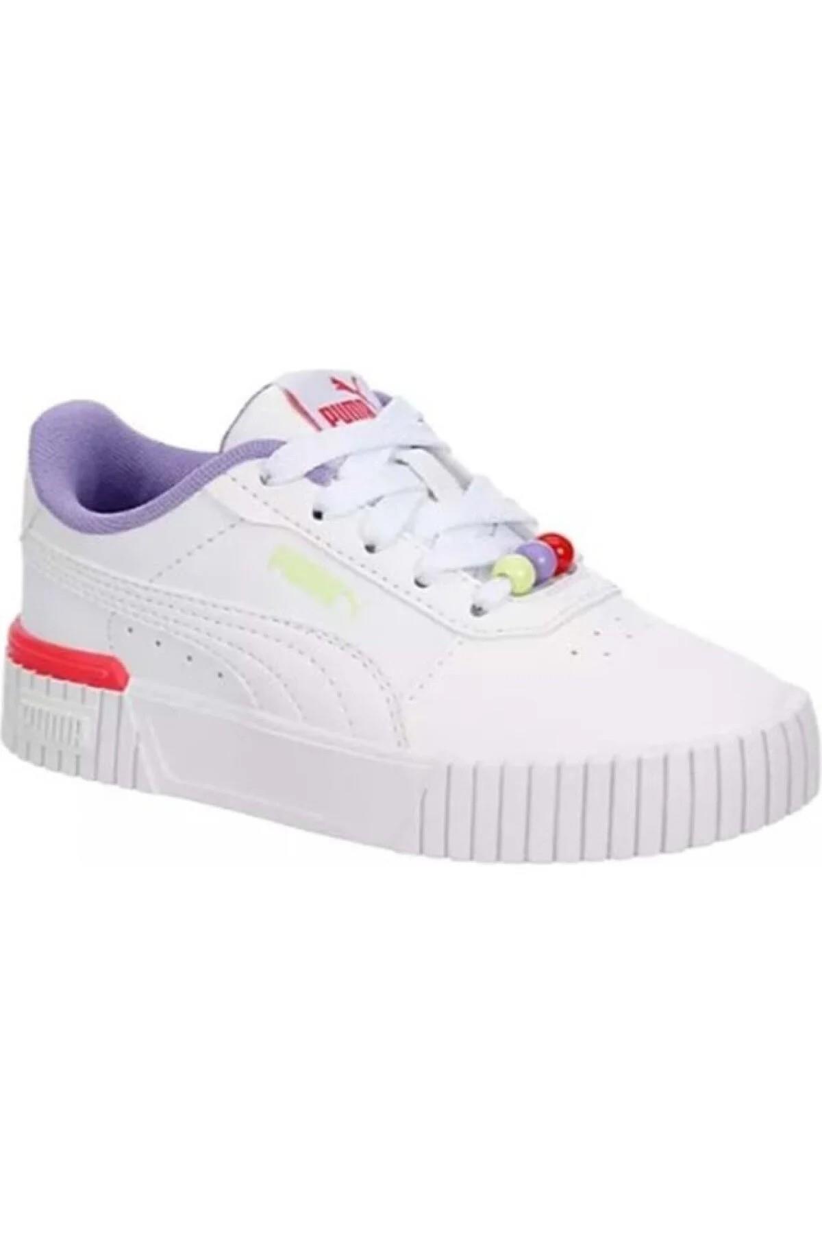 Puma Puma Beyaz 39847801 Carina 2.0 Pearls Ps Kız Çocuk Günlük Spor Ayakkabı Sneaker | Flo Beyaz - 2. görsel