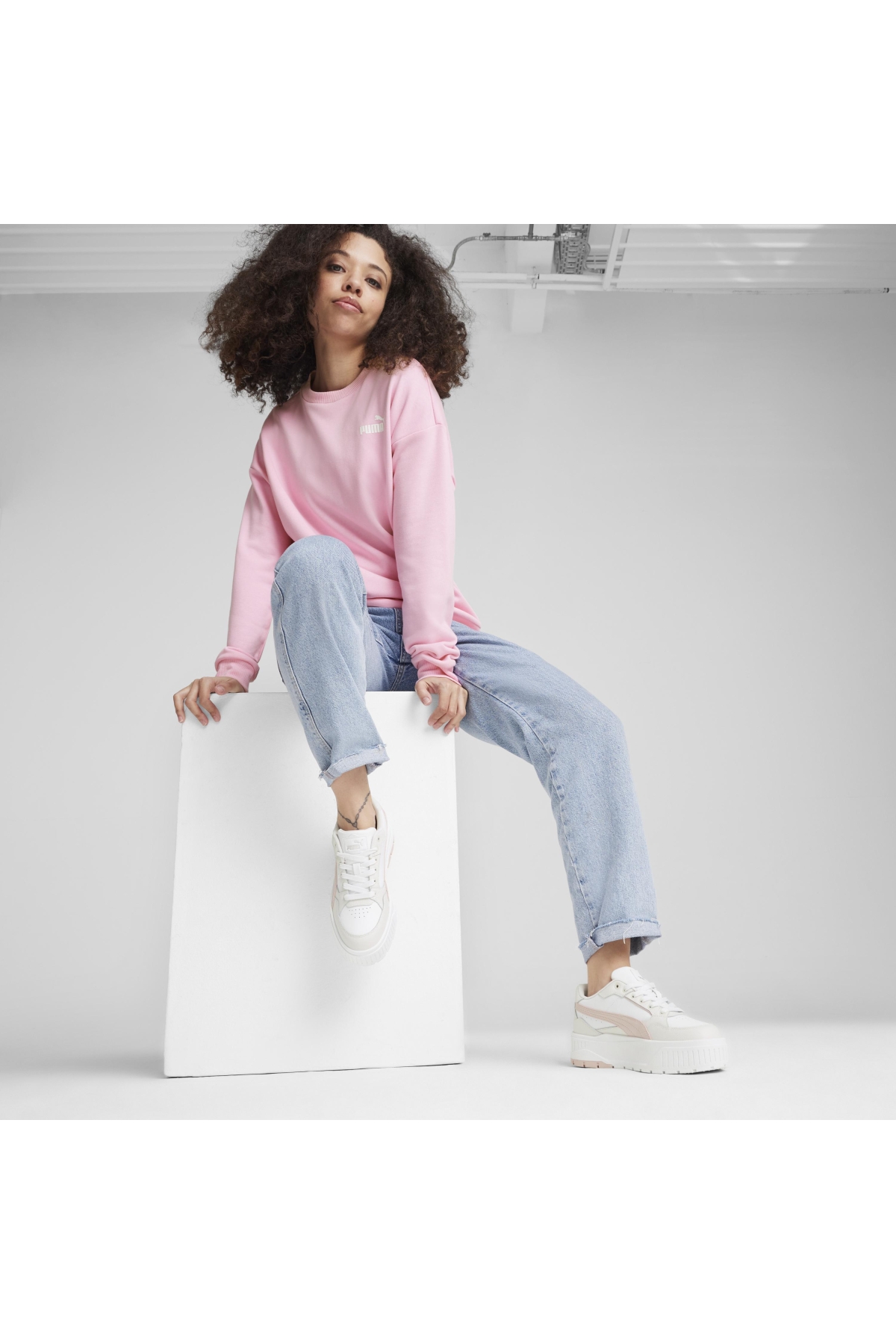 Puma Puma Beyaz 39746104 Karmen II Idol Kadın Günlük Spor Ayakkabı Sneaker | Flo Beyaz - 7. görsel