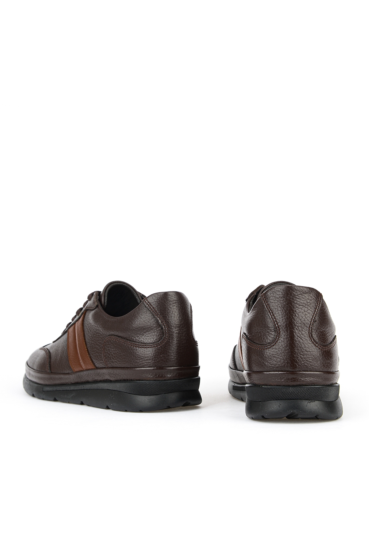 Ziya Ziya Kahverengi Erkek Hakiki Deri Sneaker 1611002Z650 Kahve | Flo Kahverengi - 4. görsel