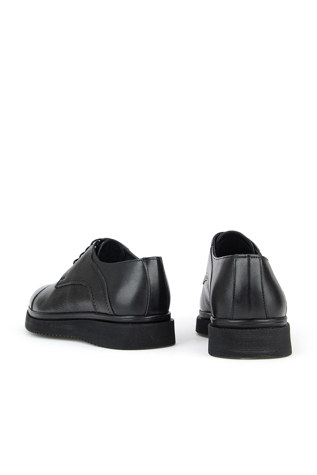 Ziya Ziya Erkek Hakiki Deri Klasik Ayakkabı 15348Z807 Siyah | Flo Siyah - 4. görsel