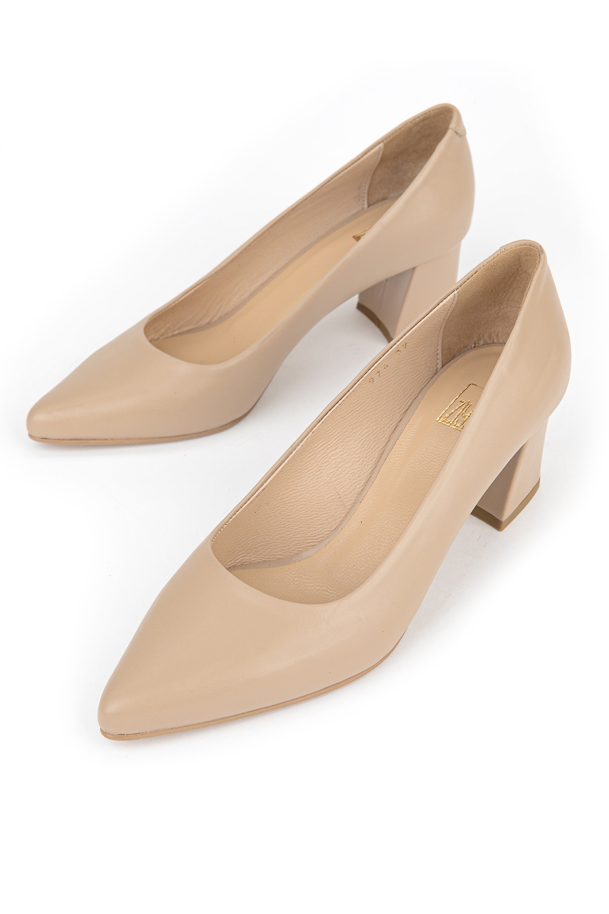 Ziya Ziya Çok Renkli Kadın Hakiki Deri Topuklu Ayakkabı 1531030Z974 Cappuccino | Flo Çok Renkli - 6. görsel