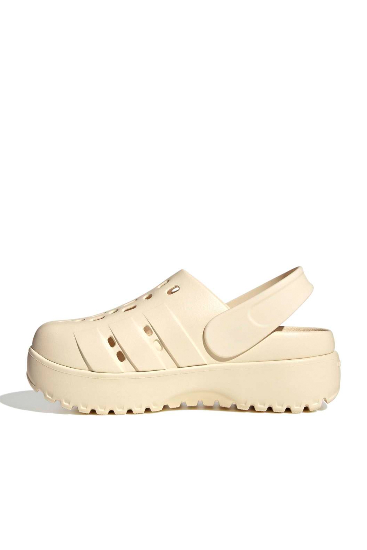 Adilette Platform Clogs Kadın Ekru Terlik - Görsel 3