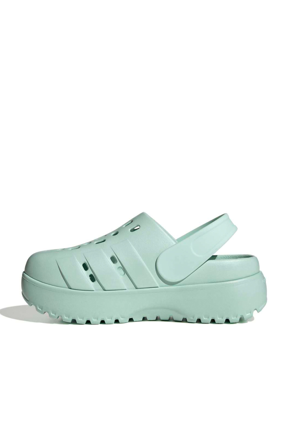 Adidas Adidas Mavi Adilette Platform Clogs Kadın Turkuaz Terlik Sandalet & Terlik | Flo Mavi - 3. görsel