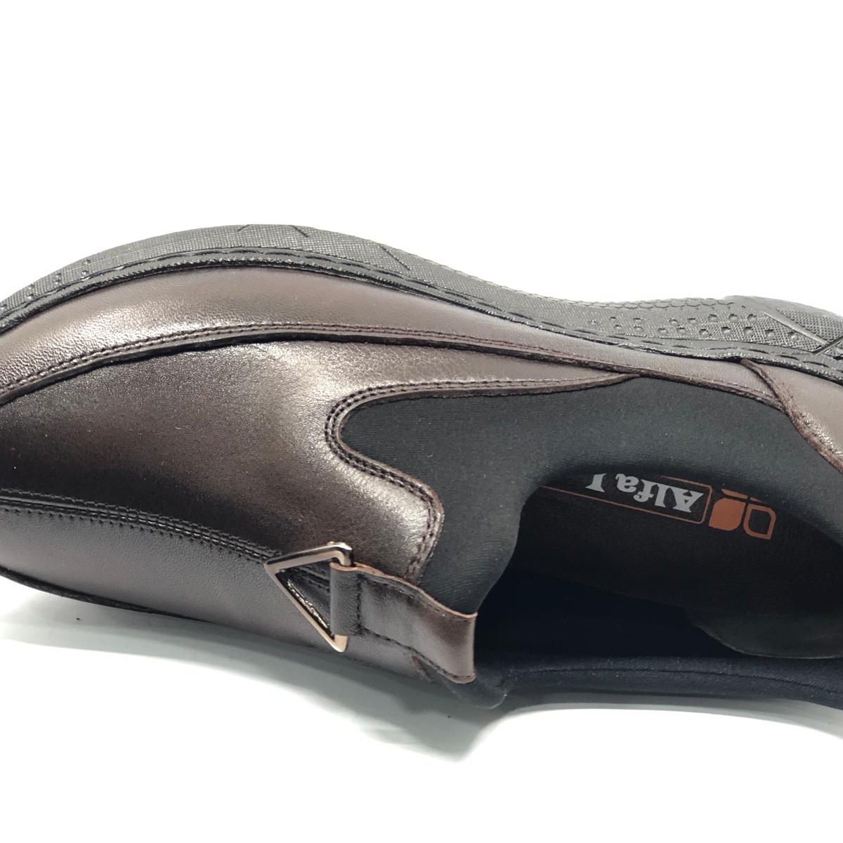 Kocamanlar Kocamanlar Kahverengi Alfalotti 407 Hakiki Deri Ortopedik Kadın Casual Ayakkabı | Flo Kahverengi - 5. görsel