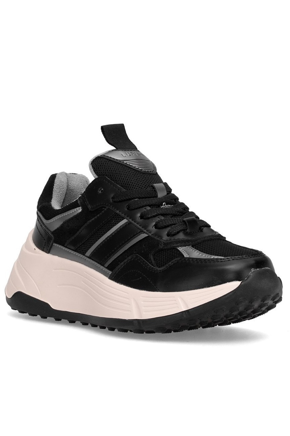 Lufian Lufian Siyah 122230033 Martına Deri Unisex Sneaker Ayakkabı | Flo Siyah - 3. görsel