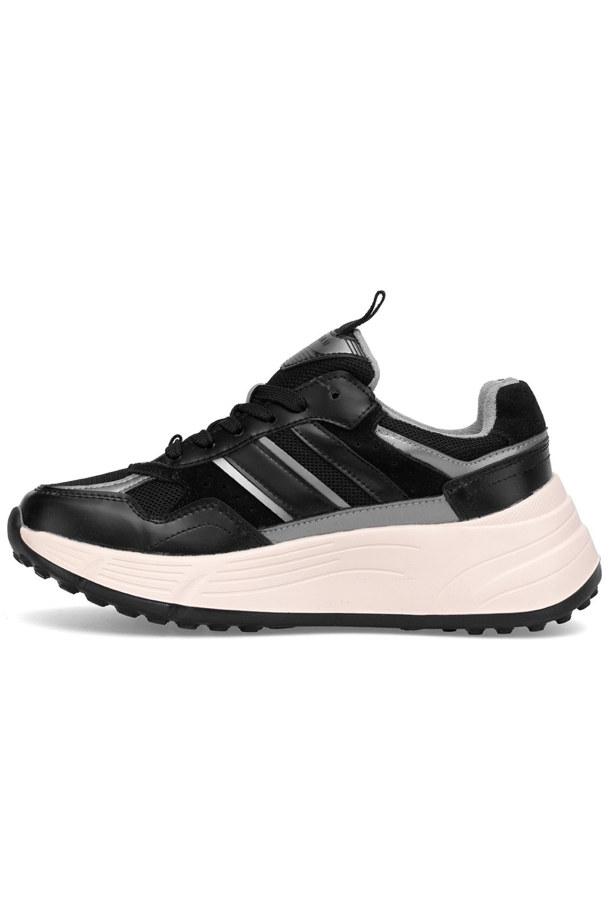 Lufian Lufian Siyah 122230033 Martına Deri Unisex Sneaker Ayakkabı | Flo Siyah - 4. görsel