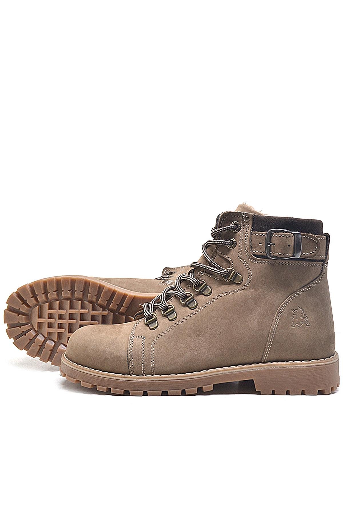 Rakerplus Rakerplus Griffon Hakiki Deri Vizon Fermuarlı Çocuk Bot Flo'da! Vizon - 5. görsel