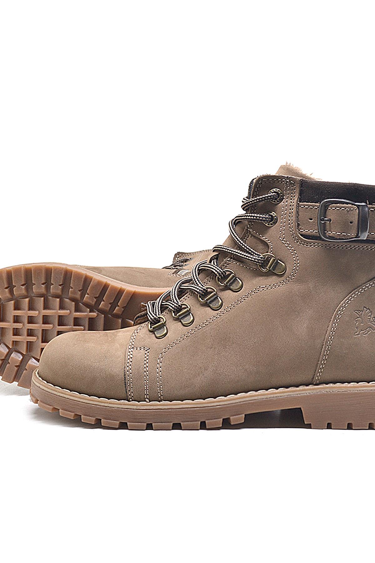 Rakerplus Rakerplus Griffon Hakiki Deri Vizon Fermuarlı Çocuk Bot Flo'da! Vizon - 7. görsel