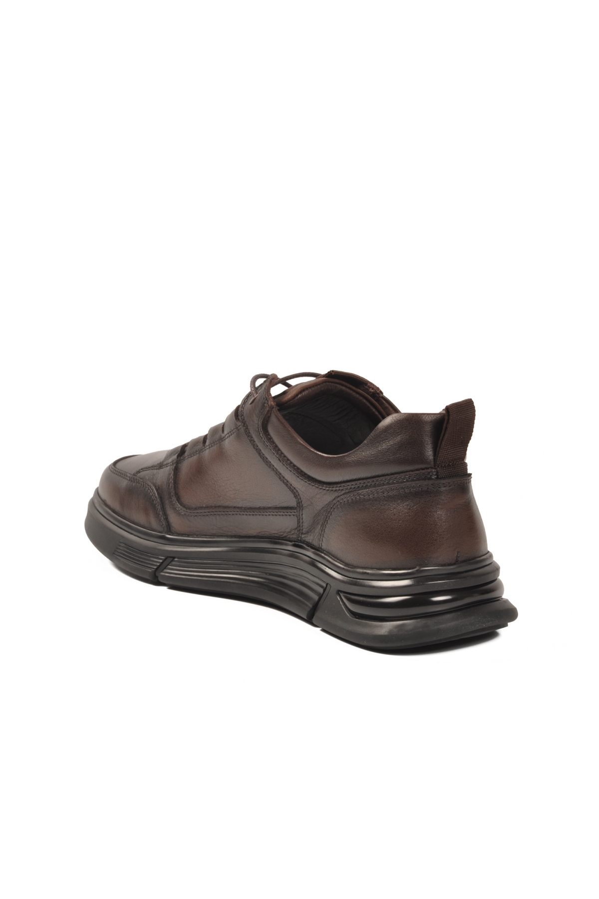 Voyager Voyager Kahverengi M445 Hakiki Deri Kahve Erkek Günlük Ayakkabı Casual Ayakkabı | Flo Kahverengi - 5. görsel