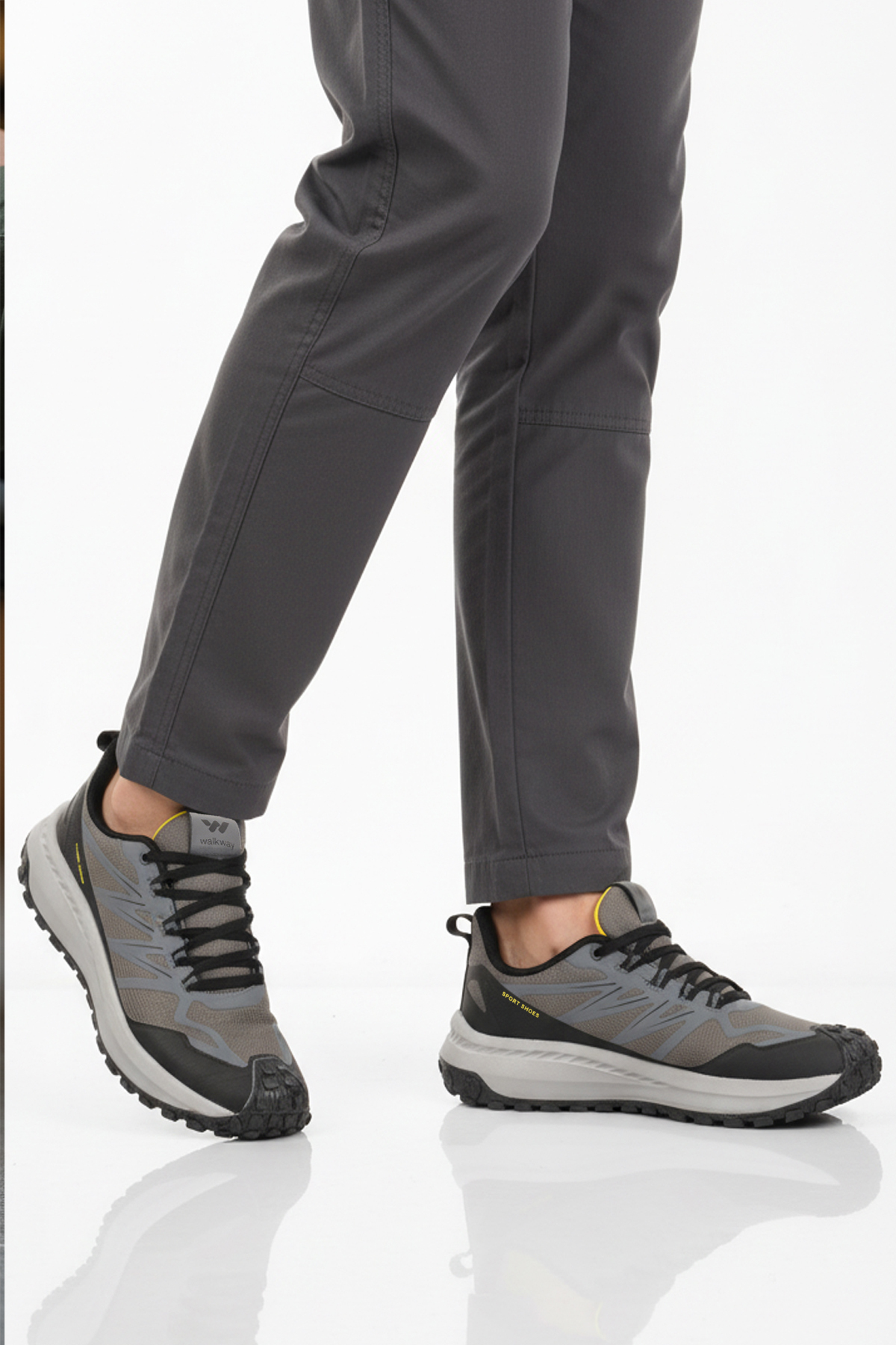 Walkway Walkway Gri Osiria 2035 Füme Erkek Spor Ayakkabı Sneaker | Flo Gri - 3. görsel