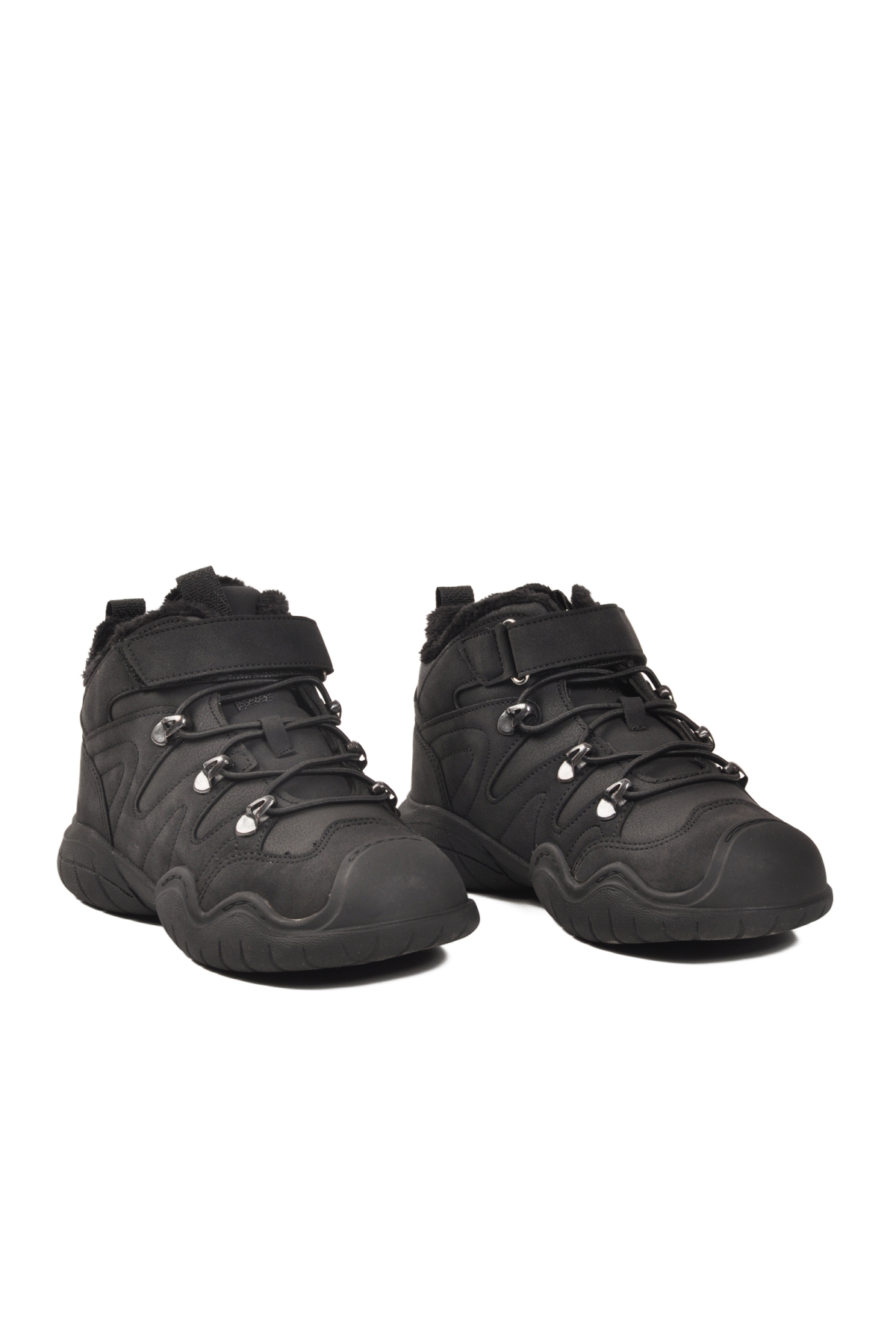 Pepino Pepino 2090 İçi Polarlı Kaymaz Taban Siyah Erkek Çocuk Bot | Flo Siyah - 6. görsel