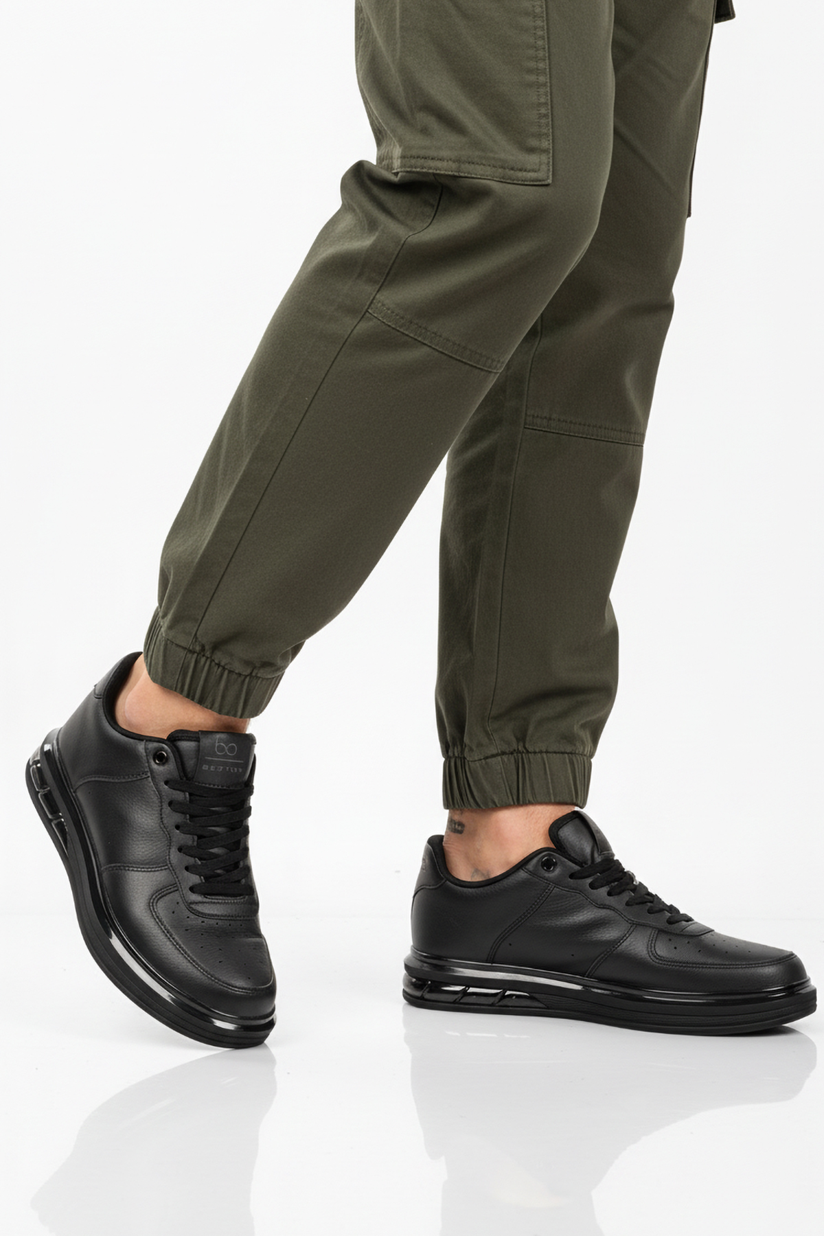 Walkway Walkway 2043 Siyah Erkek Spor Ayakkabı Sneaker | Flo Siyah - 3. görsel