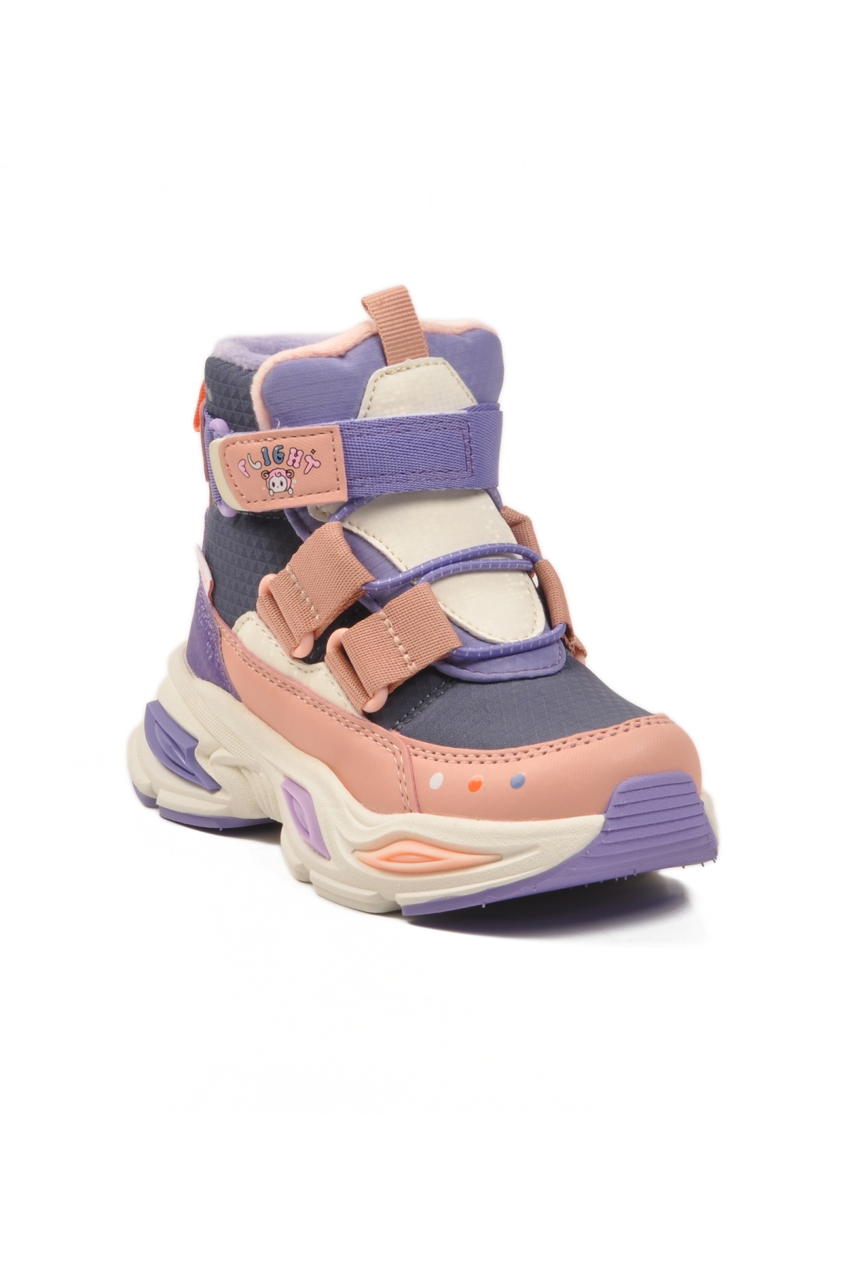 Pepino Pepino 2087 İçi Polarlı Kaymaz Taban Mor Pudra Kız Çocuk Bot | Flo Mor - 2. görsel