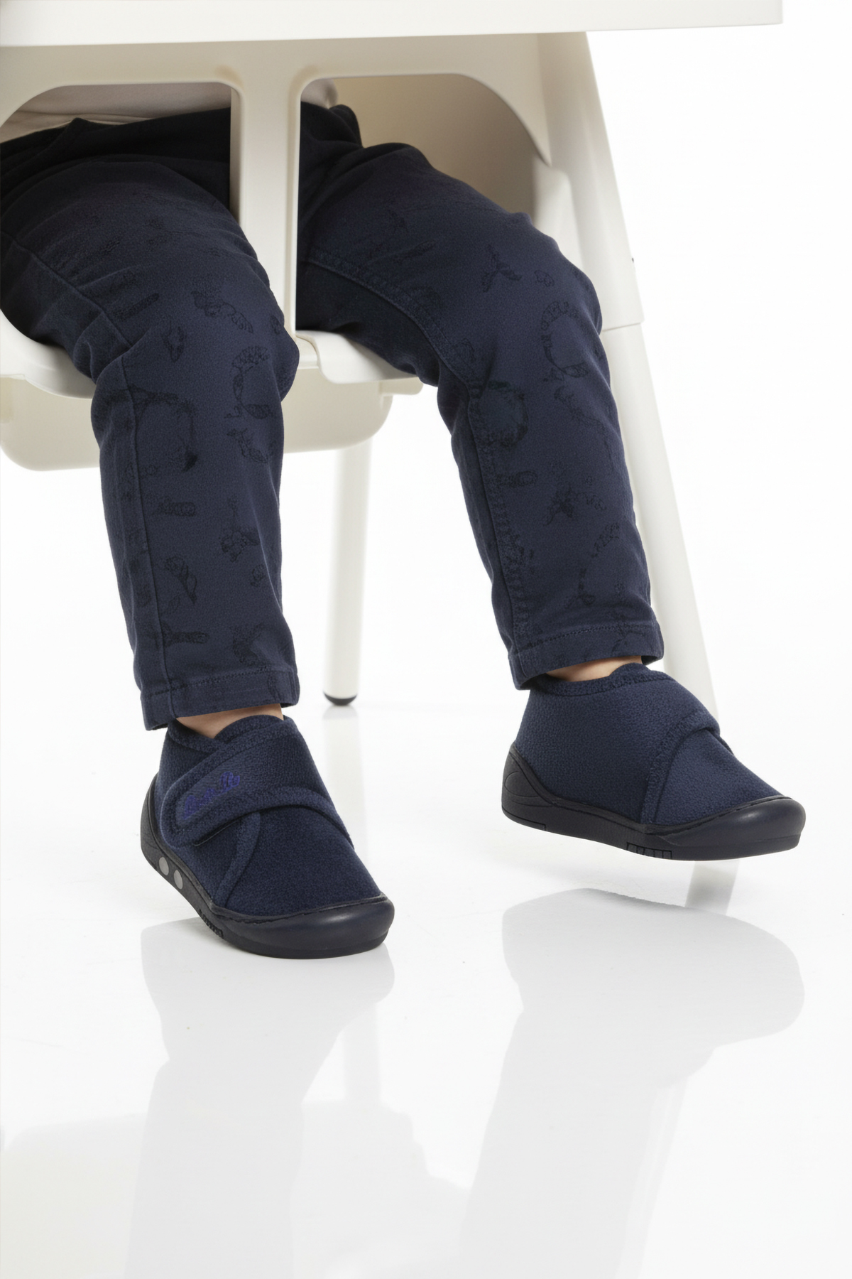 Walkway Walkway 058989 B Lacivert Cırtlı Bebek Panduf Sandalet & Terlik | Flo Lacivert - 3. görsel