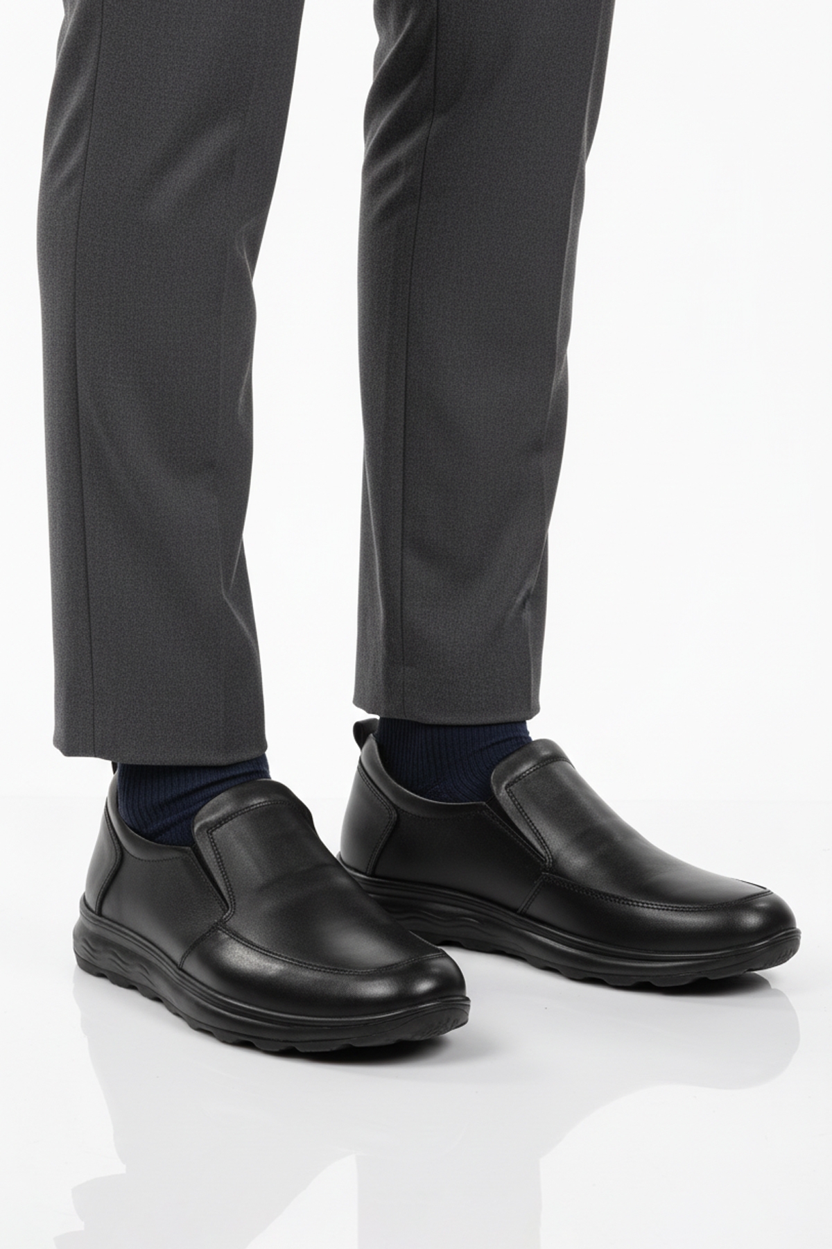 A Spor A Spor Aspor Siyah Erkek Casual Ayakkabı | Flo Siyah - 2. görsel