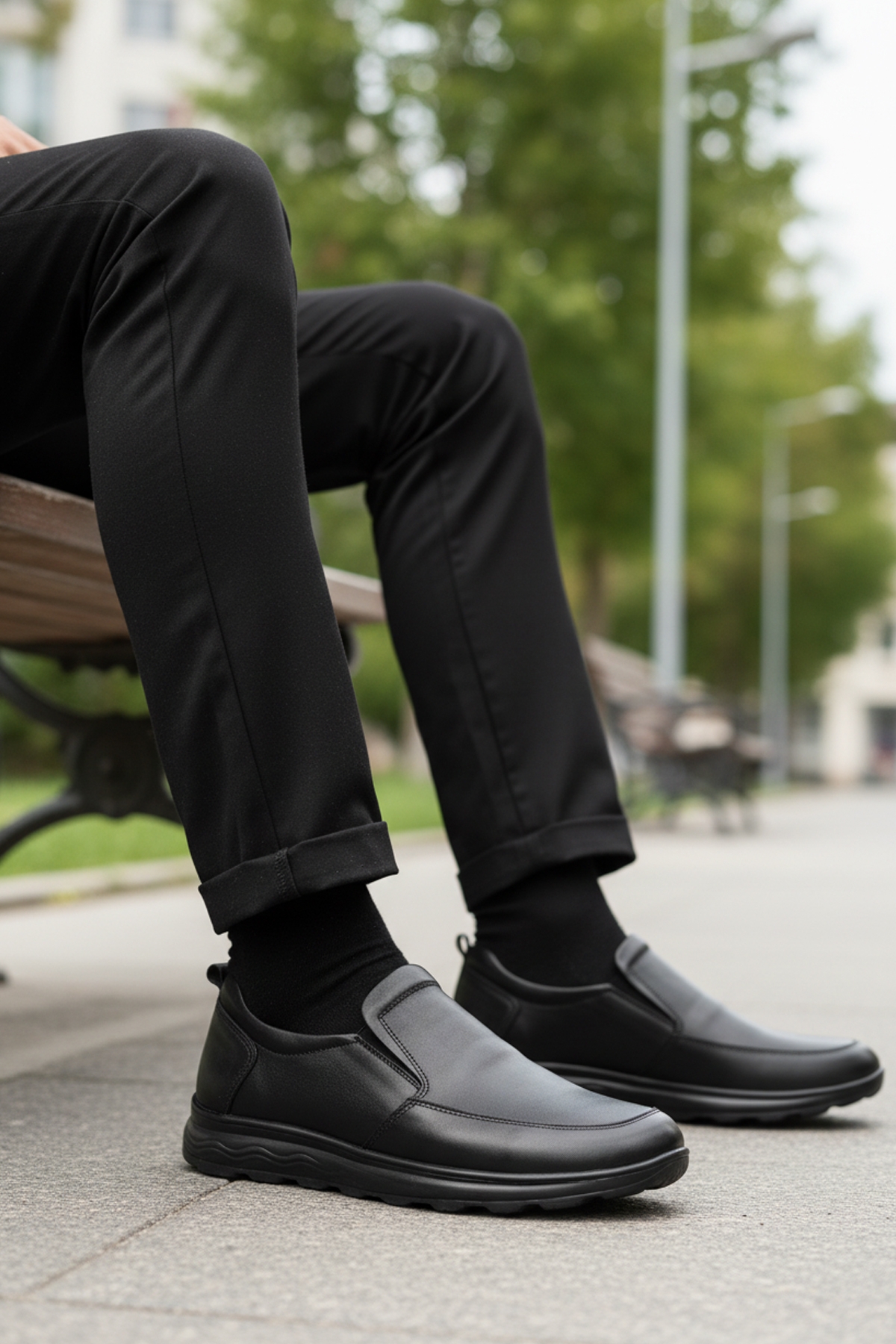 A Spor A Spor Aspor Siyah Erkek Casual Ayakkabı | Flo Siyah - 4. görsel