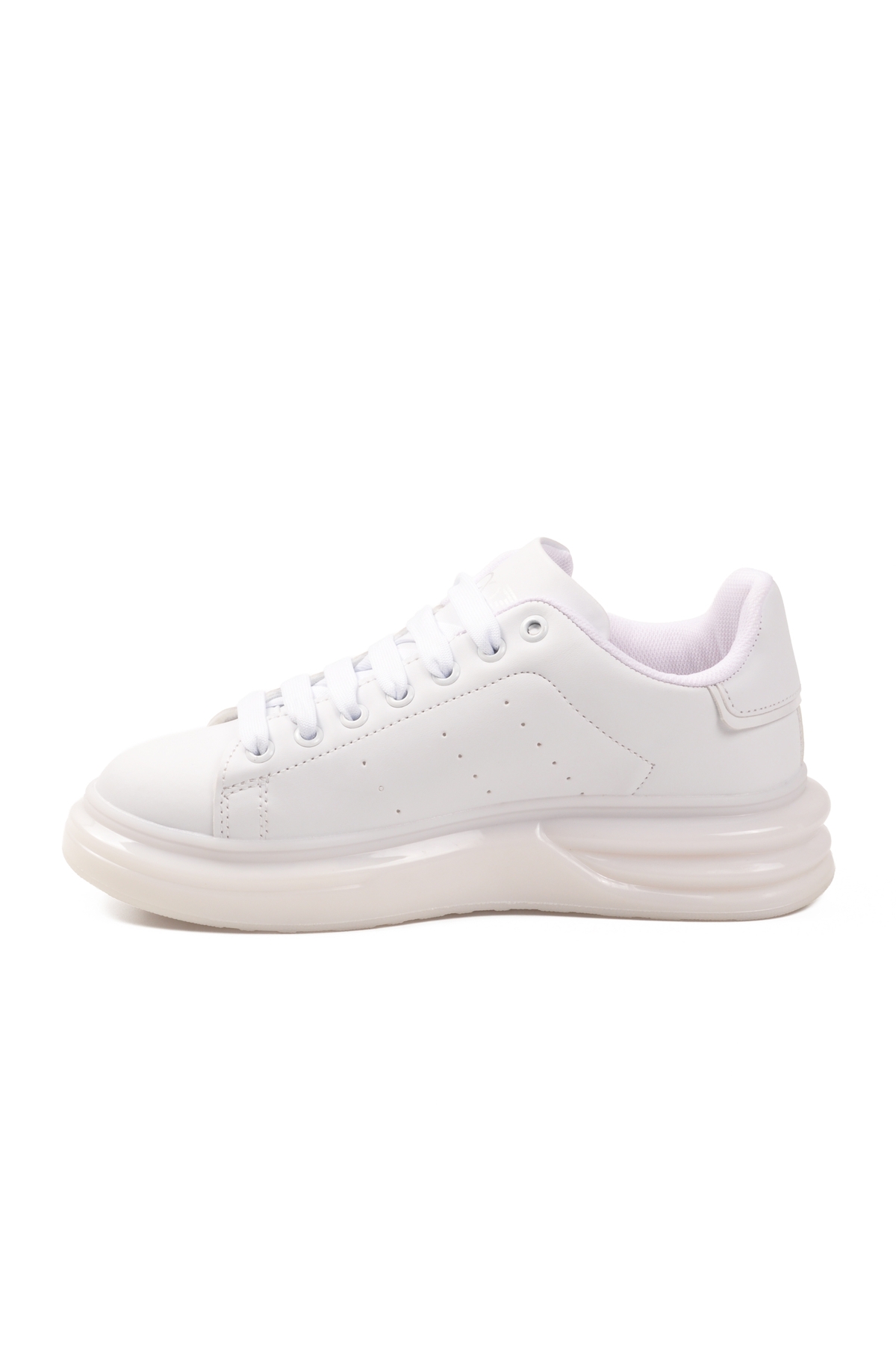 Aspor Beyaz Bağcıklı Unisex Sneaker - Görsel 5