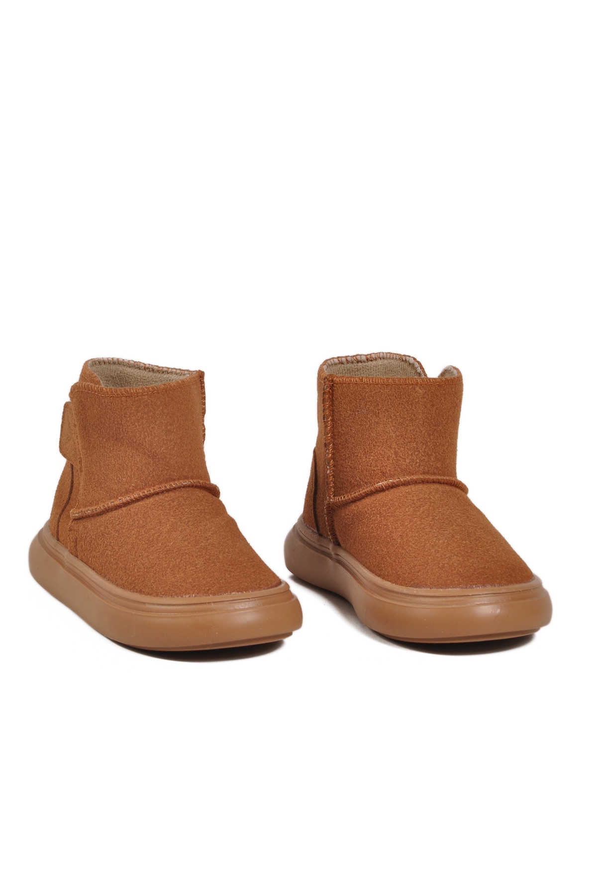 Aspor Taba Süet Cırtlı Kız Bebek Bot - Görsel 4