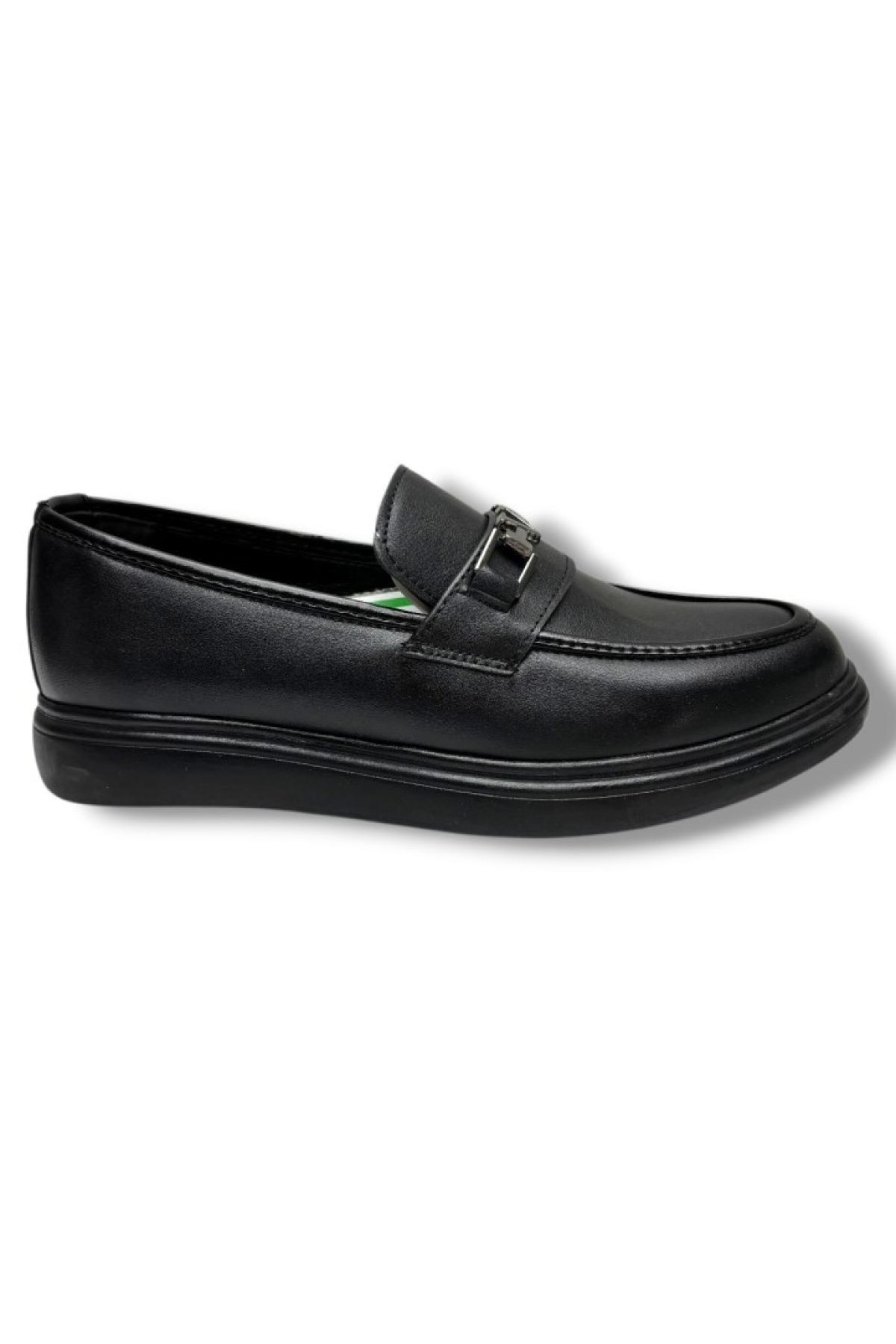 Rasgo Rasgo Siyah 5125-26 Cilt Deri Fiyonklu Tokalı Anatomik Erkek Ayakkabı Casual Ayakkabı | Flo Siyah - 3. görsel