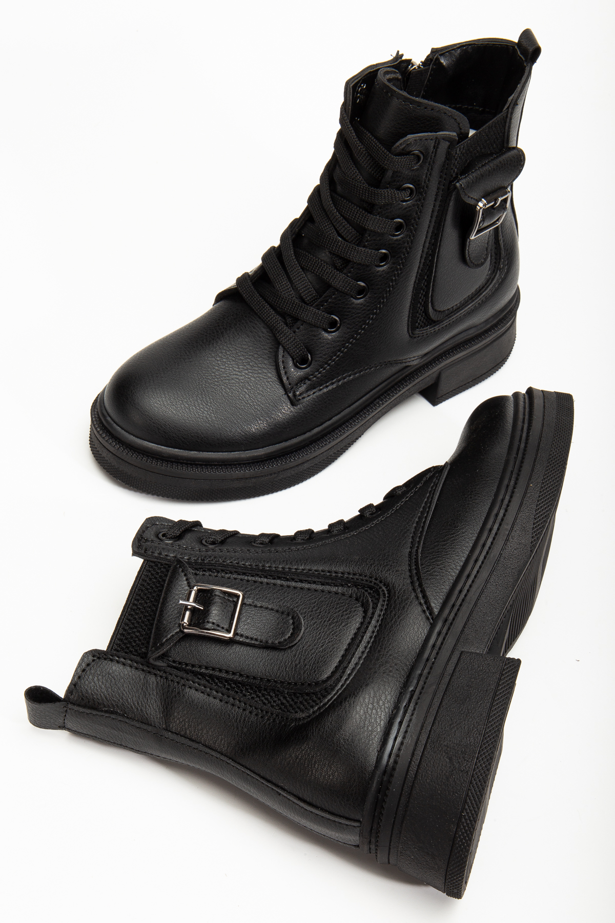 D1780 Soğuk Geçirmez Kışlık Kadın Bot &amp; Bootie - Görsel 3