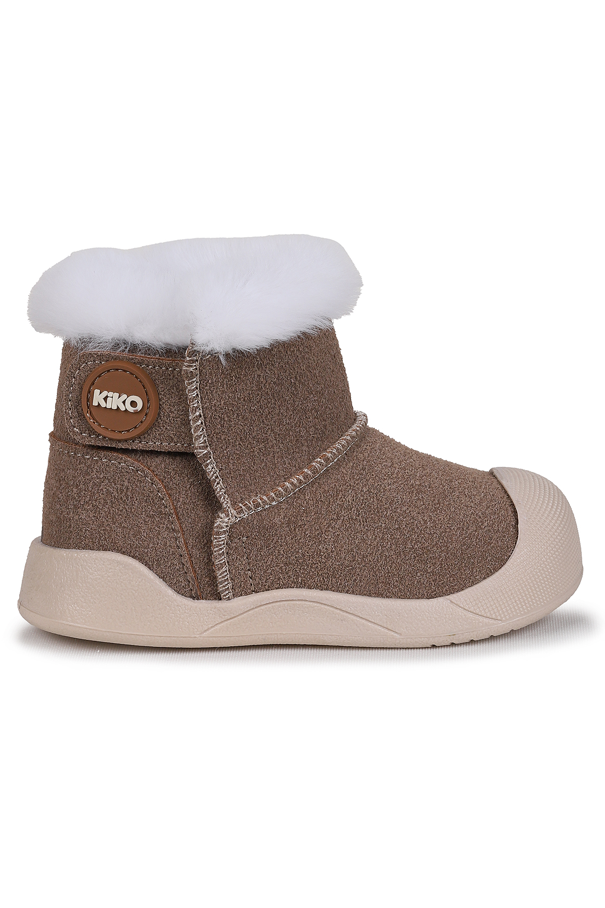 Kiko Kids Kiko Kids Liplan Cırtlı Termo Taban Kız Bebek Bot Ayakkabı Kum | Flo Kum - 2. görsel