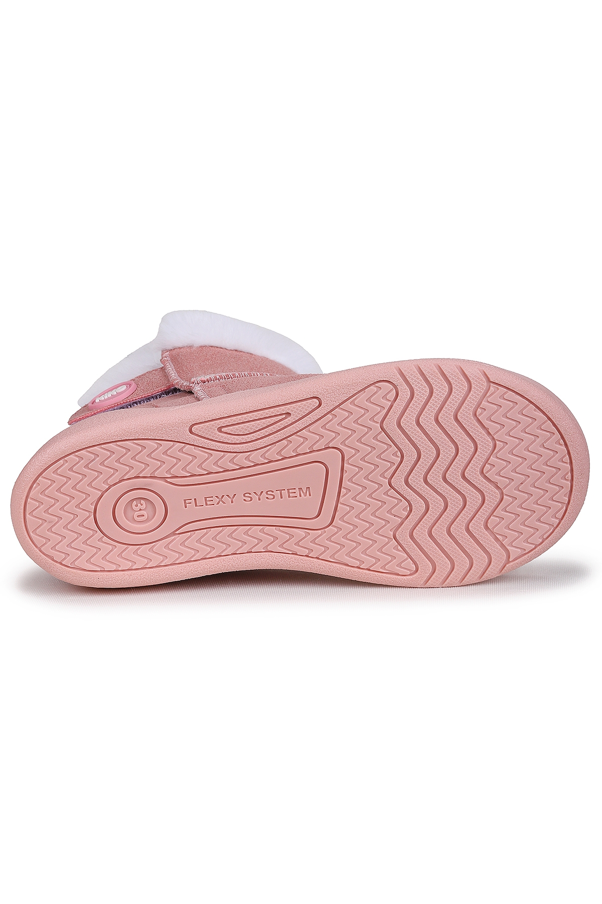 Kiko Kids Kiko Kids Pembe Liplan Cırtlı Termo Taban Kız Çocuk Bot Ayakkabı Pudra | Flo Pembe - 6. görsel