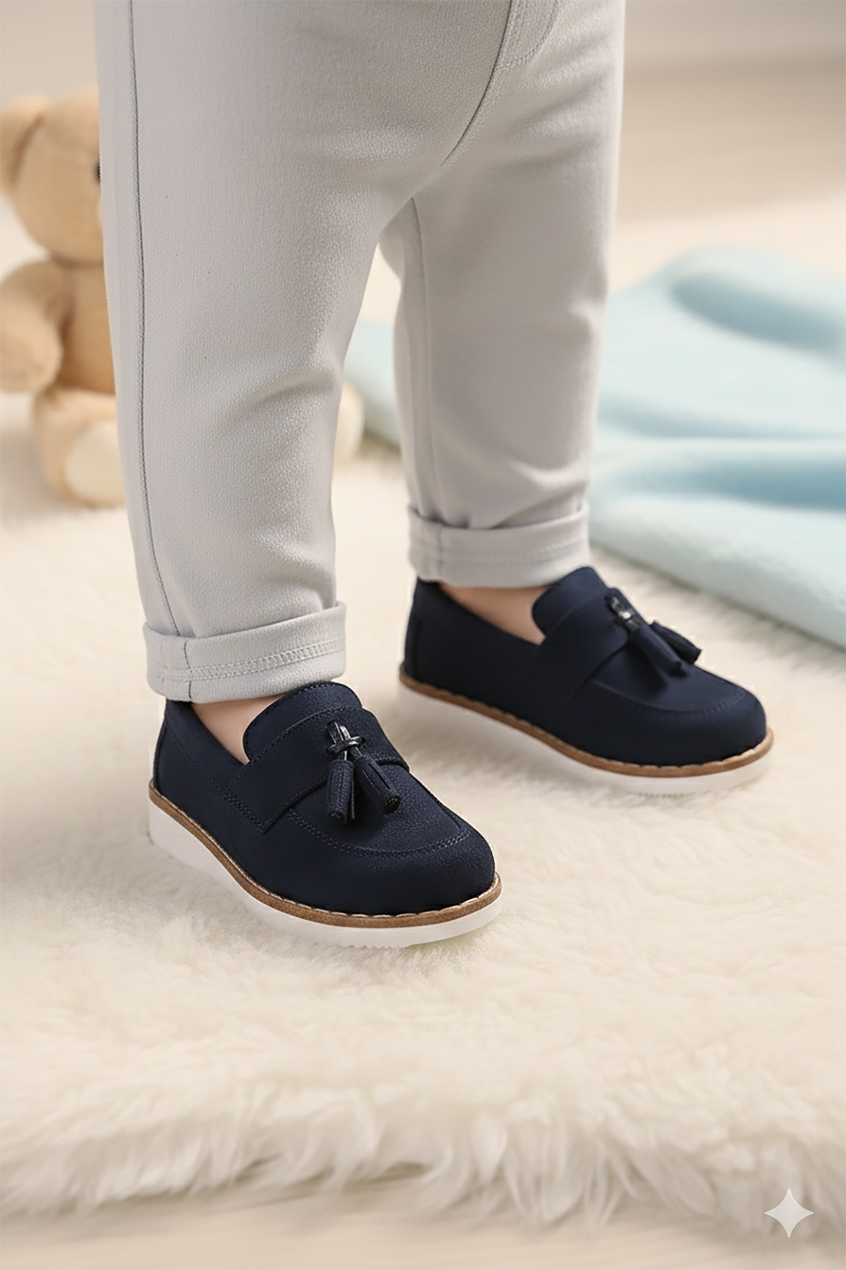 Kiko Kids Kiko Kids Cision Süet Papyonlu Erkek Bebek Sünnet Ayakkabısı Lacivert Klasik Ayakkabı | Flo Lacivert - 4. görsel