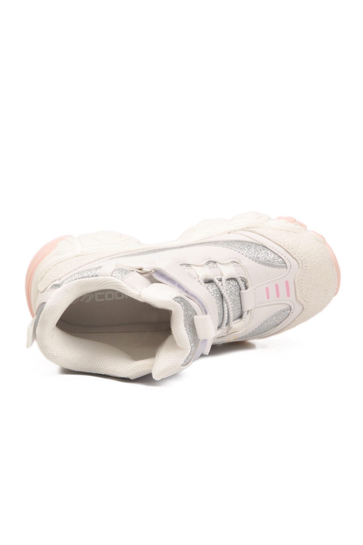 Cool Cool Bella Uzun F Beyaz Cırtlı Desenli Kız Çocuk Spor Ayakkabı Flo'da! Beyaz - 5. görsel