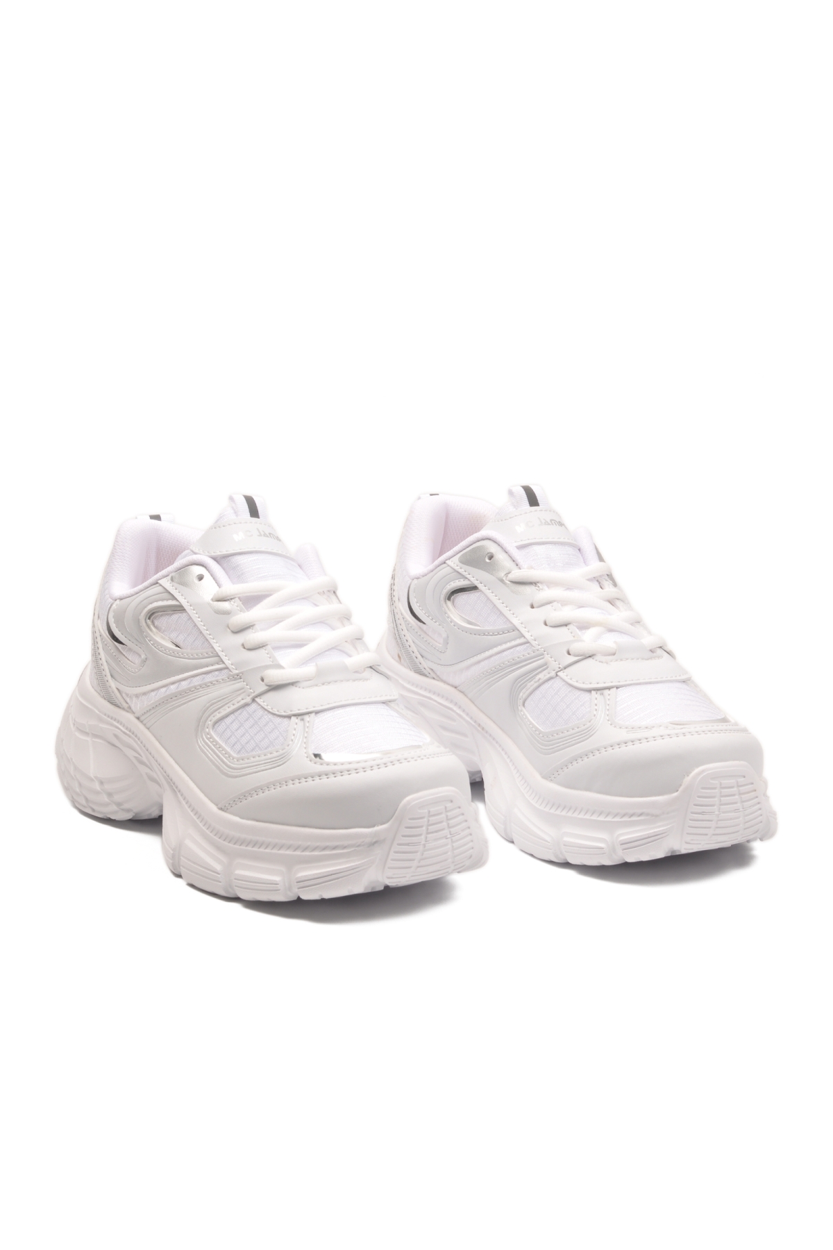 Walkway Walkway Mc Jamper 2376 Beyaz Unisex Yüksek Taban Bağcıklı Mevsimlik Sneaker Flo'da! Beyaz - 2. görsel