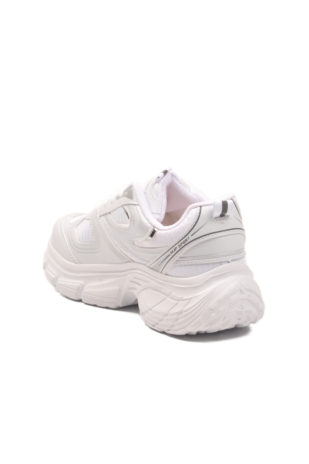 Walkway Walkway Mc Jamper 2376 Beyaz Unisex Yüksek Taban Bağcıklı Mevsimlik Sneaker Flo'da! Beyaz - 5. görsel