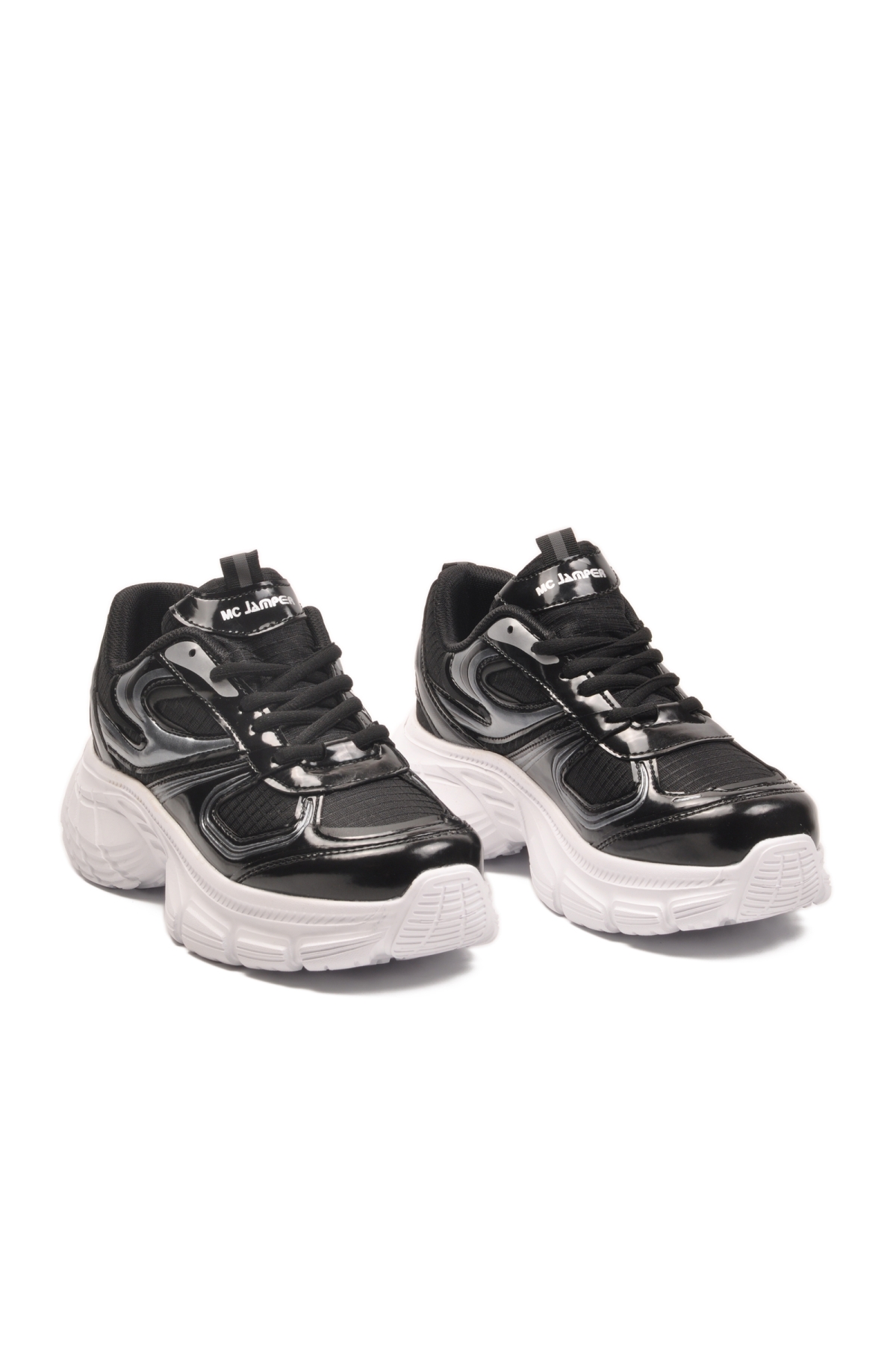 Walkway Walkway Çok Renkli Mc Jamper 2376 Siyah Beyaz Unisex Yüksek Taban Bağcıklı Mevsimlik Sneaker Flo'da! Çok Renkli - 2. görsel