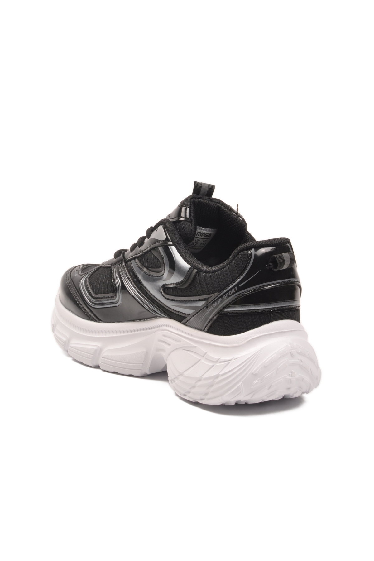 Walkway Walkway Çok Renkli Mc Jamper 2376 Siyah Beyaz Unisex Yüksek Taban Bağcıklı Mevsimlik Sneaker Flo'da! Çok Renkli - 5. görsel