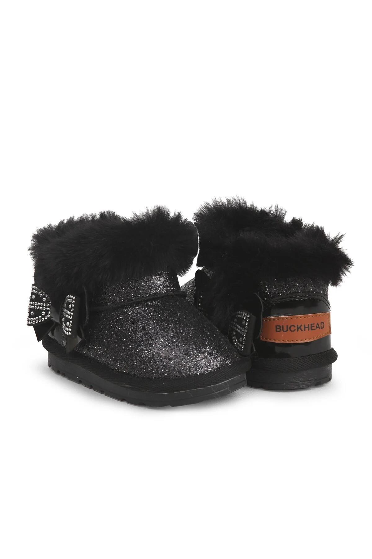 Buckhead Buckhead Siyah BUCK3061-001 Curly Kız Çocuk Bot | Flo Siyah - 5. görsel