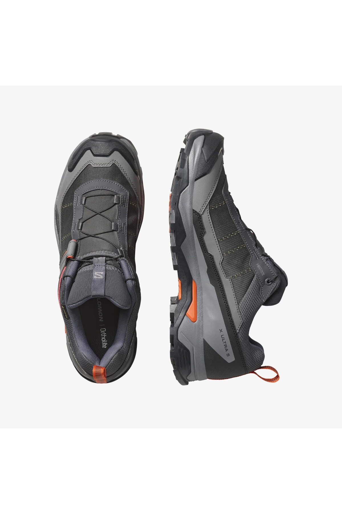 Salomon Salomon Gri X Ultra 5 Gore-tex Erkek Antrasit Outdoor Ayakkabı L47797800 | Flo Gri - 3. görsel