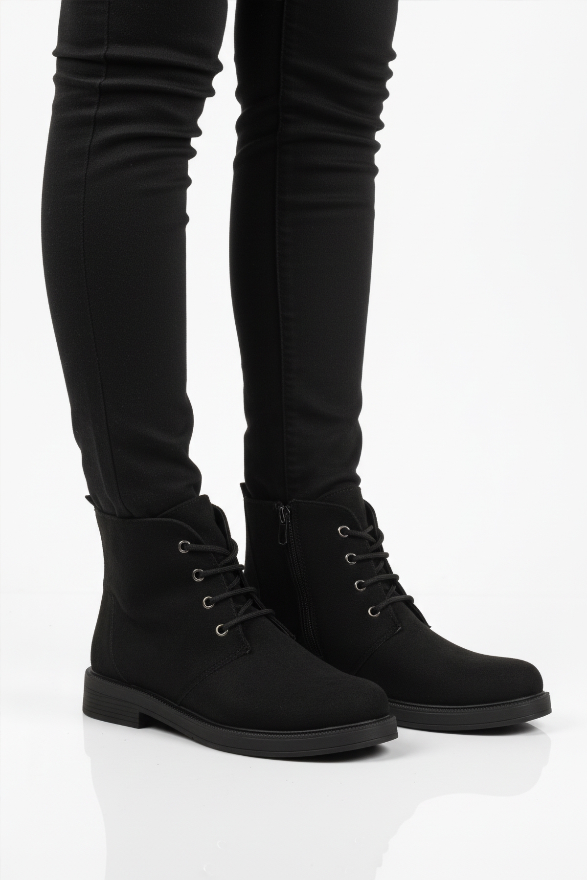 Ayakmod Ayakmod 284098 Z Siyah Süet Kadın Bot Flo'da! Siyah - 3. görsel