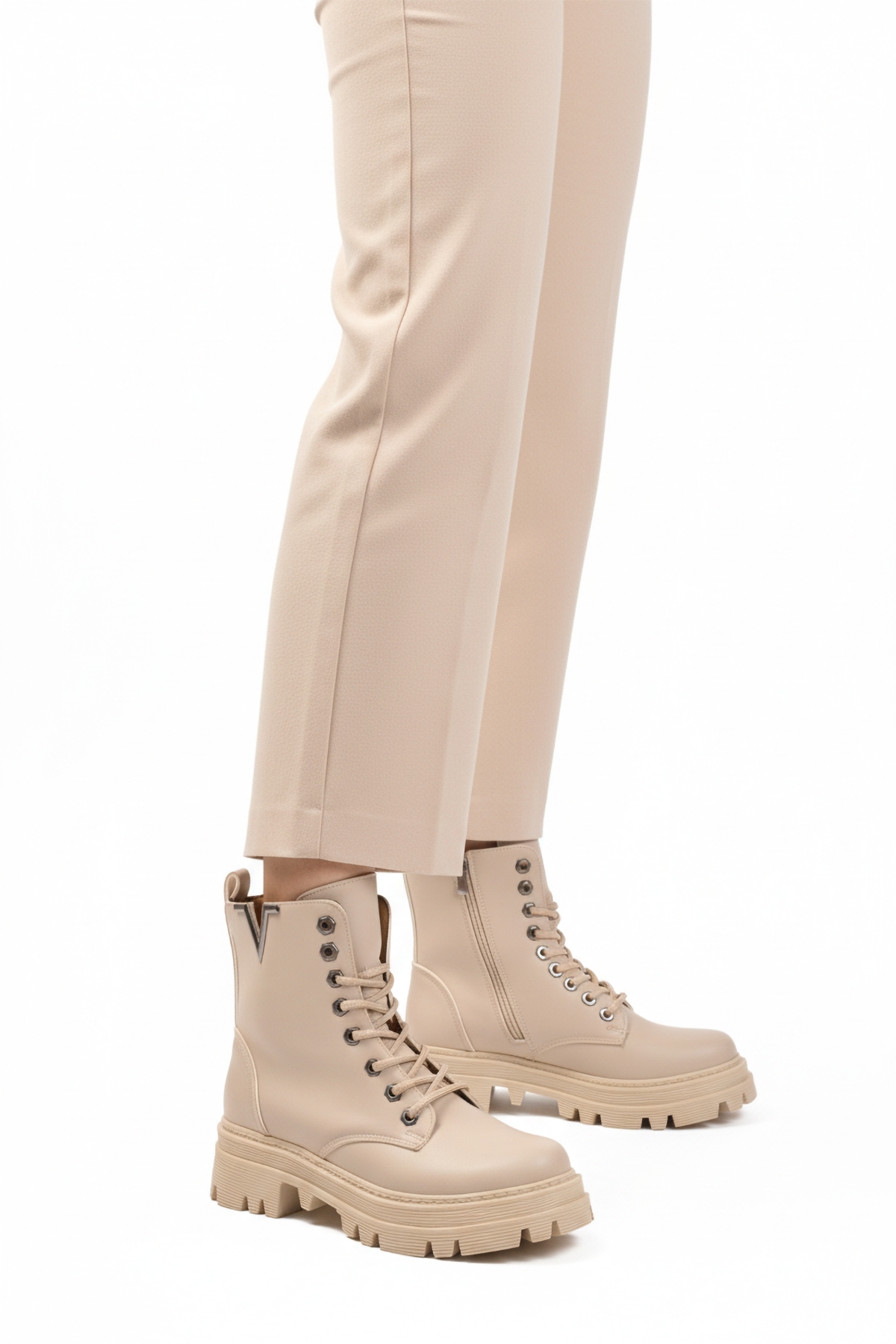 Ayakmod Ayakmod 514531 Z Bej Cilt Kadın Bot Flo'da! Bej - 3. görsel