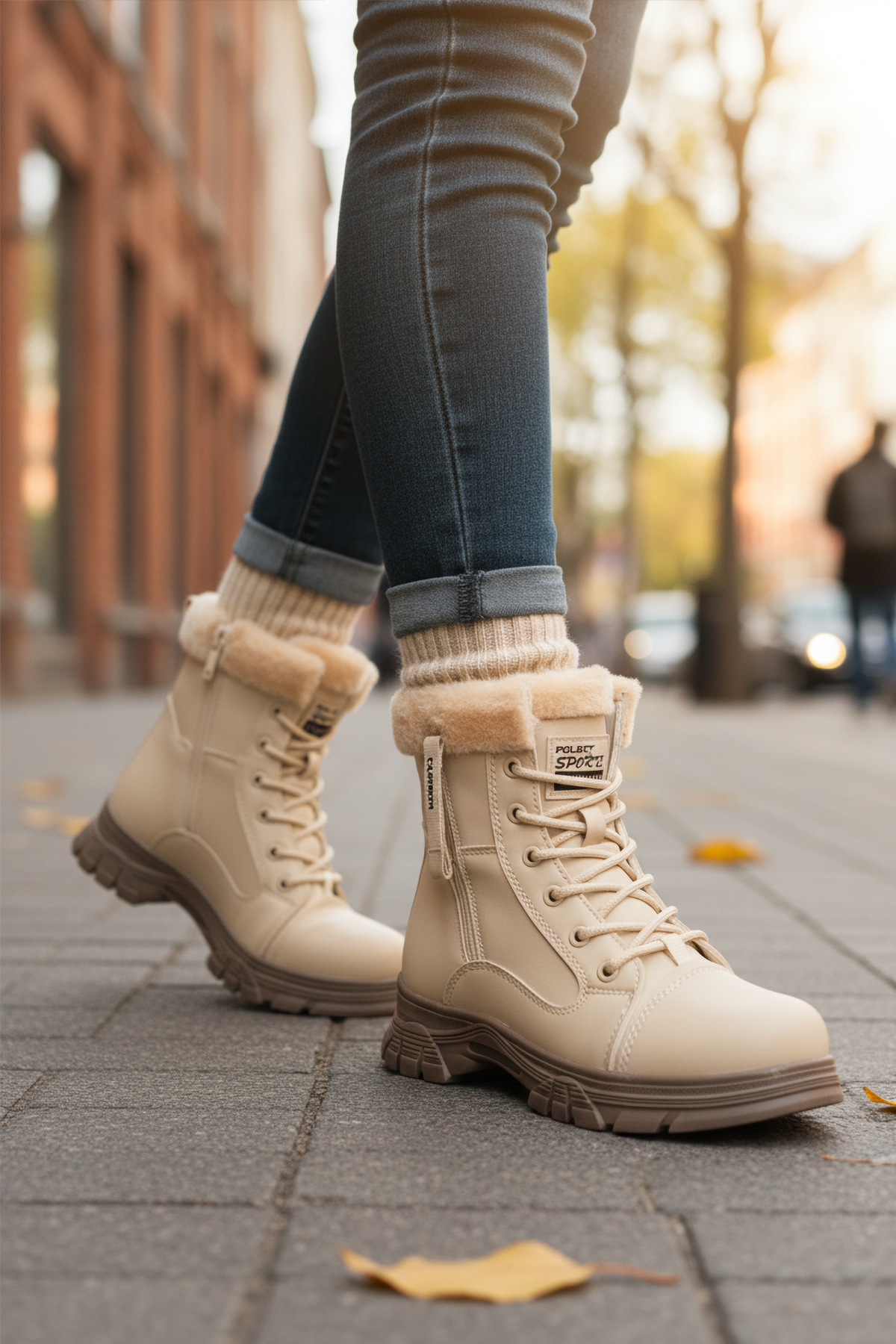 Walkway Walkway Çok Renkli 24072 Z Bej Vizon Soğuğa Dirençli Kadın Bot Flo'da! Çok Renkli - 2. görsel