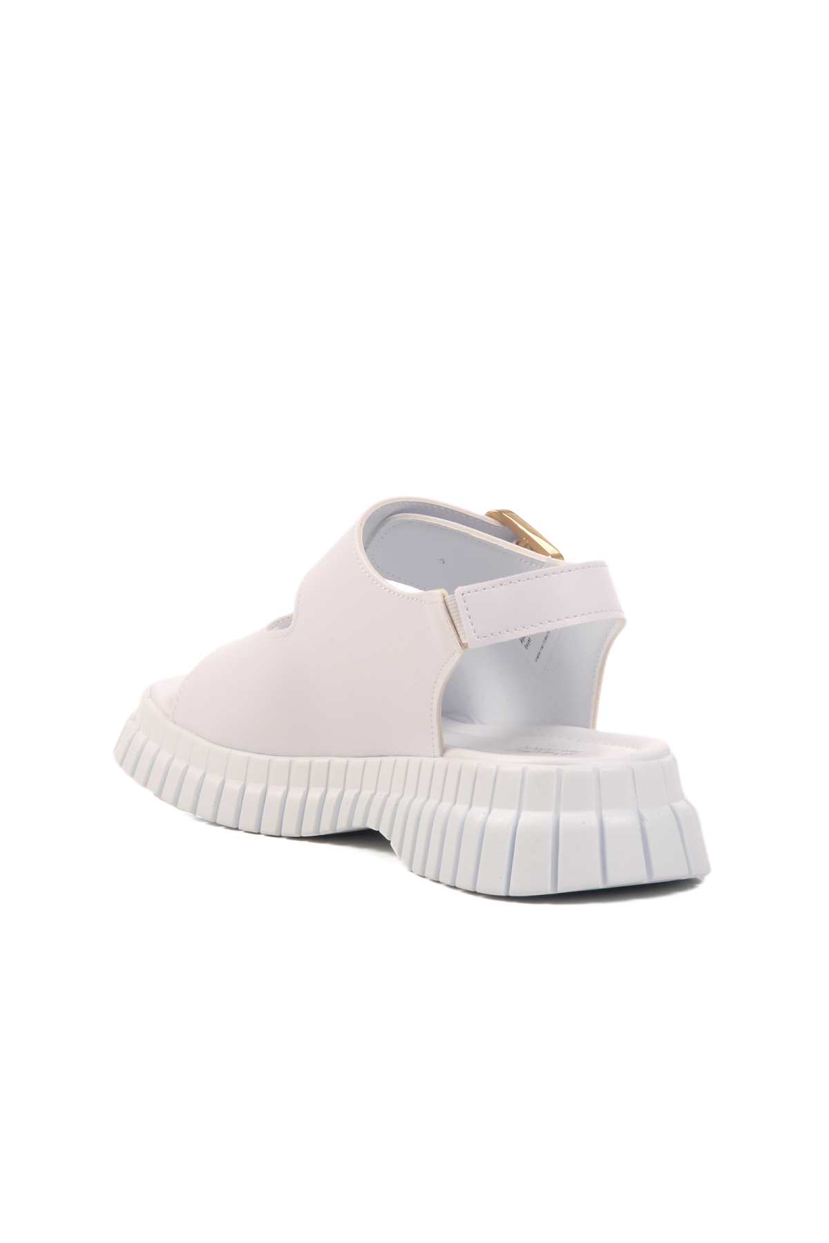 Ayakmod Ayakmod 261176 Z Beyaz Kadın Sandalet Flo'da! Beyaz - 5. görsel