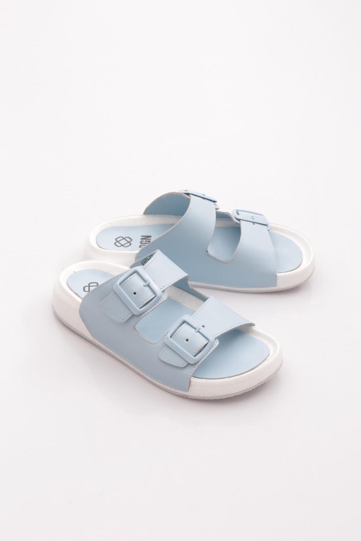 Dgn Dgn Mavi 6970 Kadin Terlik Flo'da! Mavi - 3. görsel