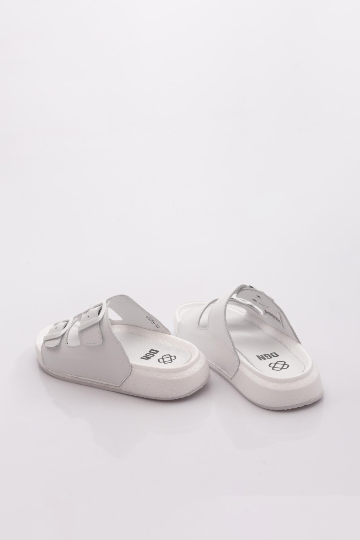 Dgn Dgn Beyaz 6970 Kadin Terlik Flo'da! Beyaz - 4. görsel