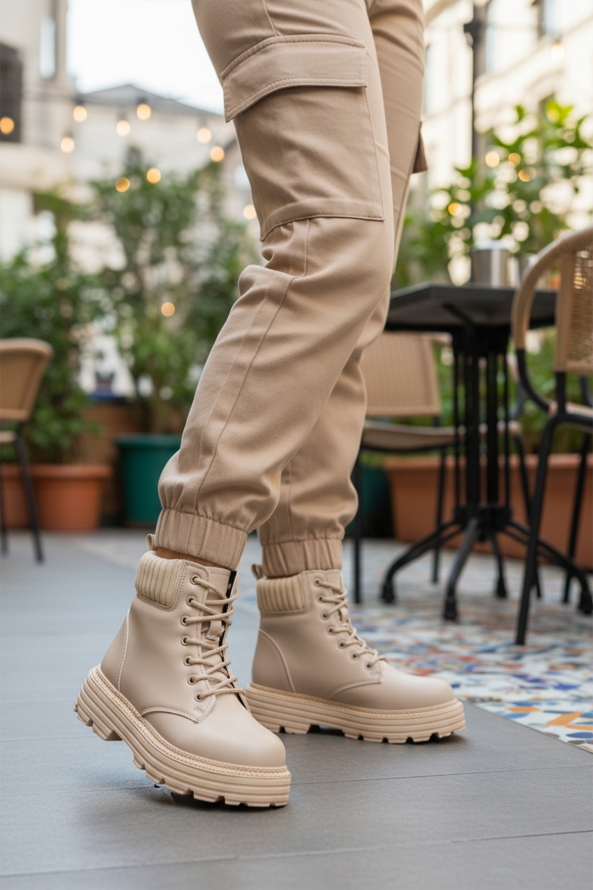 Ayk S Ayk S Ayk's Serpa 5200 Z Bej Kadın Bot Flo'da! Bej - 2. görsel