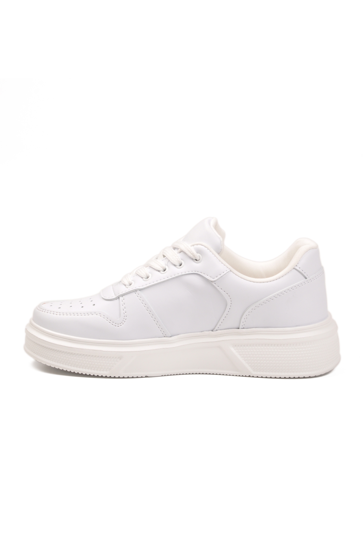 Ayk S Ayk S AYK'S Aper Beyaz Bağcıklı Unisex Spor Ayakkabı Flo'da! Beyaz - 5. görsel