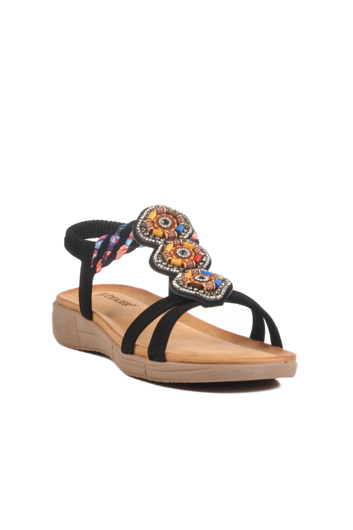 Voyager Voyager B096 Z Siyah Kadın Sandalet Flo'da! Siyah - 3. görsel