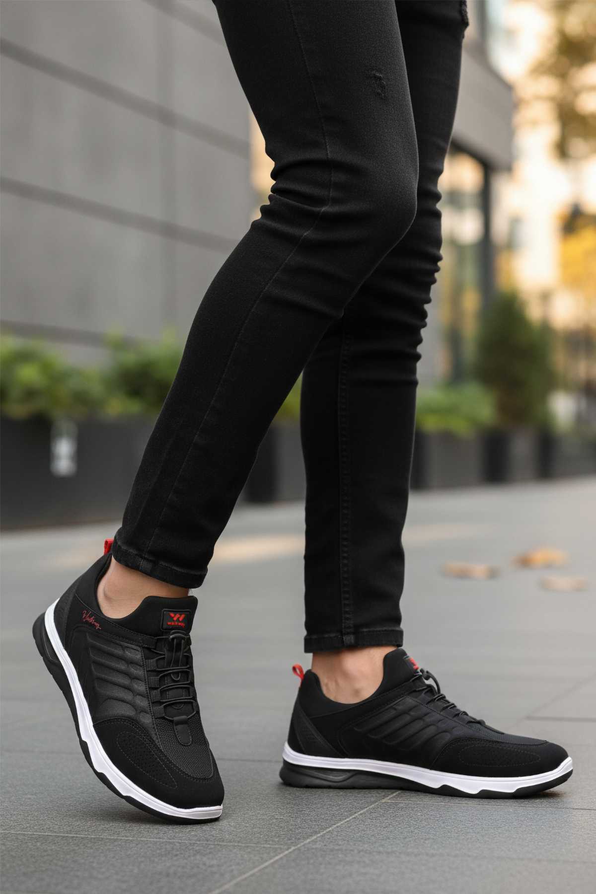 Walkway Walkway Dong 2534 M Siyah-Kırmızı Erkek Spor Ayakkabı Flo'da! Siyah - 2. görsel