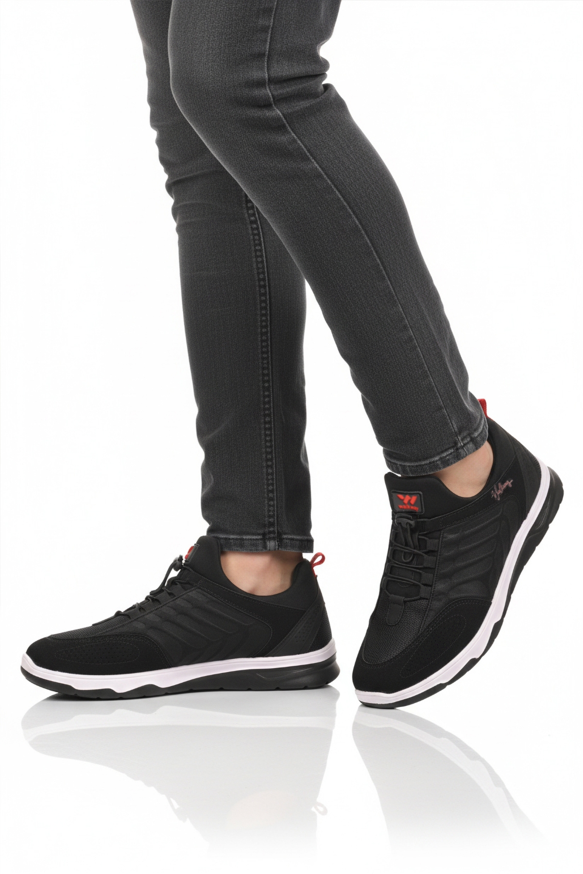 Walkway Walkway Dong 2534 M Siyah-Kırmızı Erkek Spor Ayakkabı Flo'da! Siyah - 3. görsel