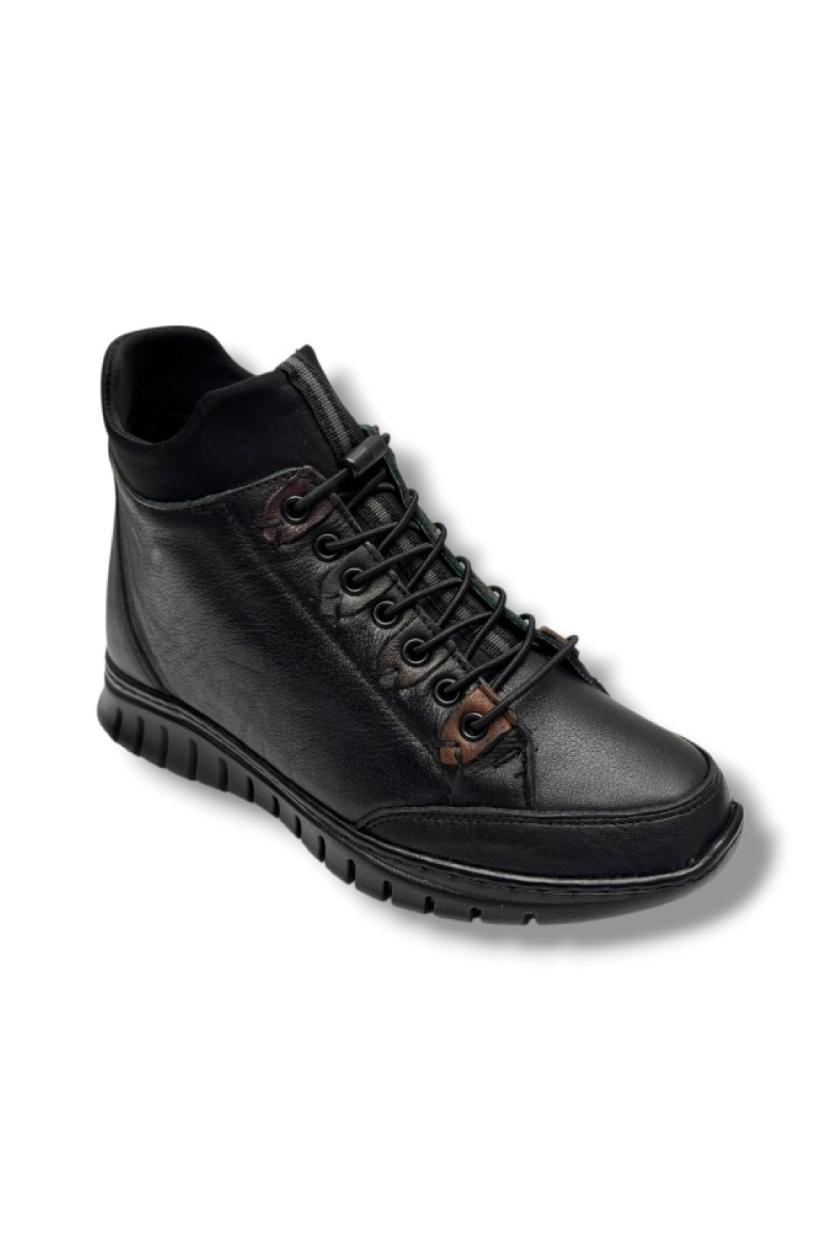 Cakgo Cakgo Siyah Malawi 3620-26 Hakiki Deri Anatomik Ultra Soft Fermuarlı Kadın Bot Flo'da! Siyah - 2. görsel